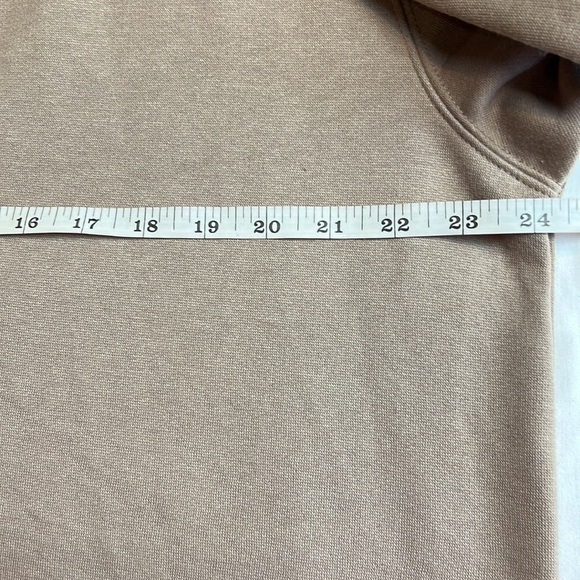 Bobby Brooks pull over fleece lined sweatshirt size 2 XL tan and white New - Picture 5 of 8